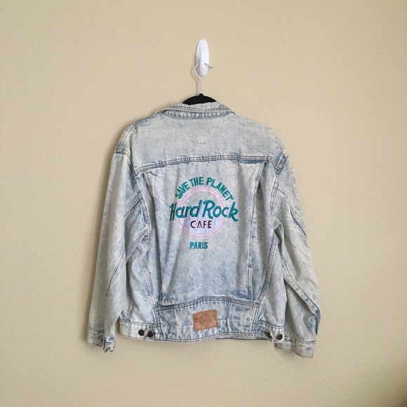 Hard Rock Cafe Jackets & Blazers - Hard Rock Cafe Jean Jacket